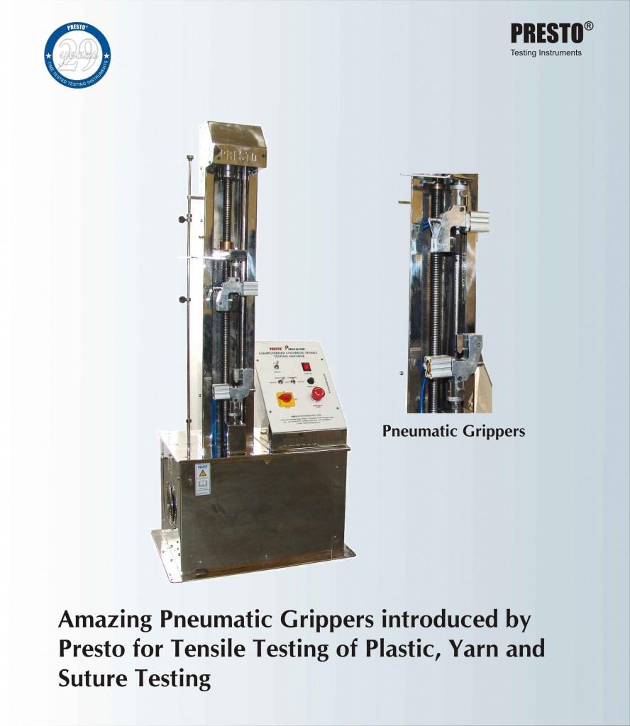 Amazing pneumatic grippers introduced by Presto