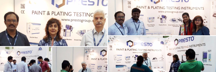 Presto Successfully Participated in Surface & Coating Expo 2016, Chennai